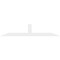 Ekena Millwork Portland Architectural Grade PVC Gable Bracket, 108"W x 22 1/2"H x 2"D x 6"F, 5/12 Pitch GBP108X23X0206POR00 - alternate 3